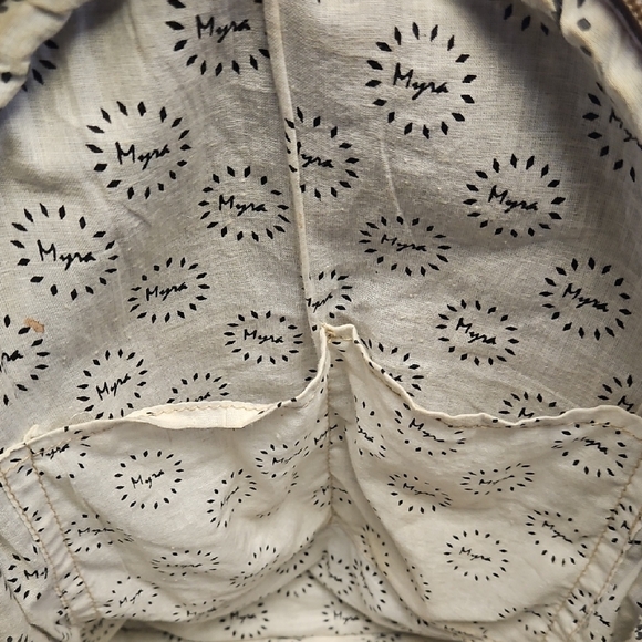 Casual Canvas & Leather Bacpack - Picture 4 of 7